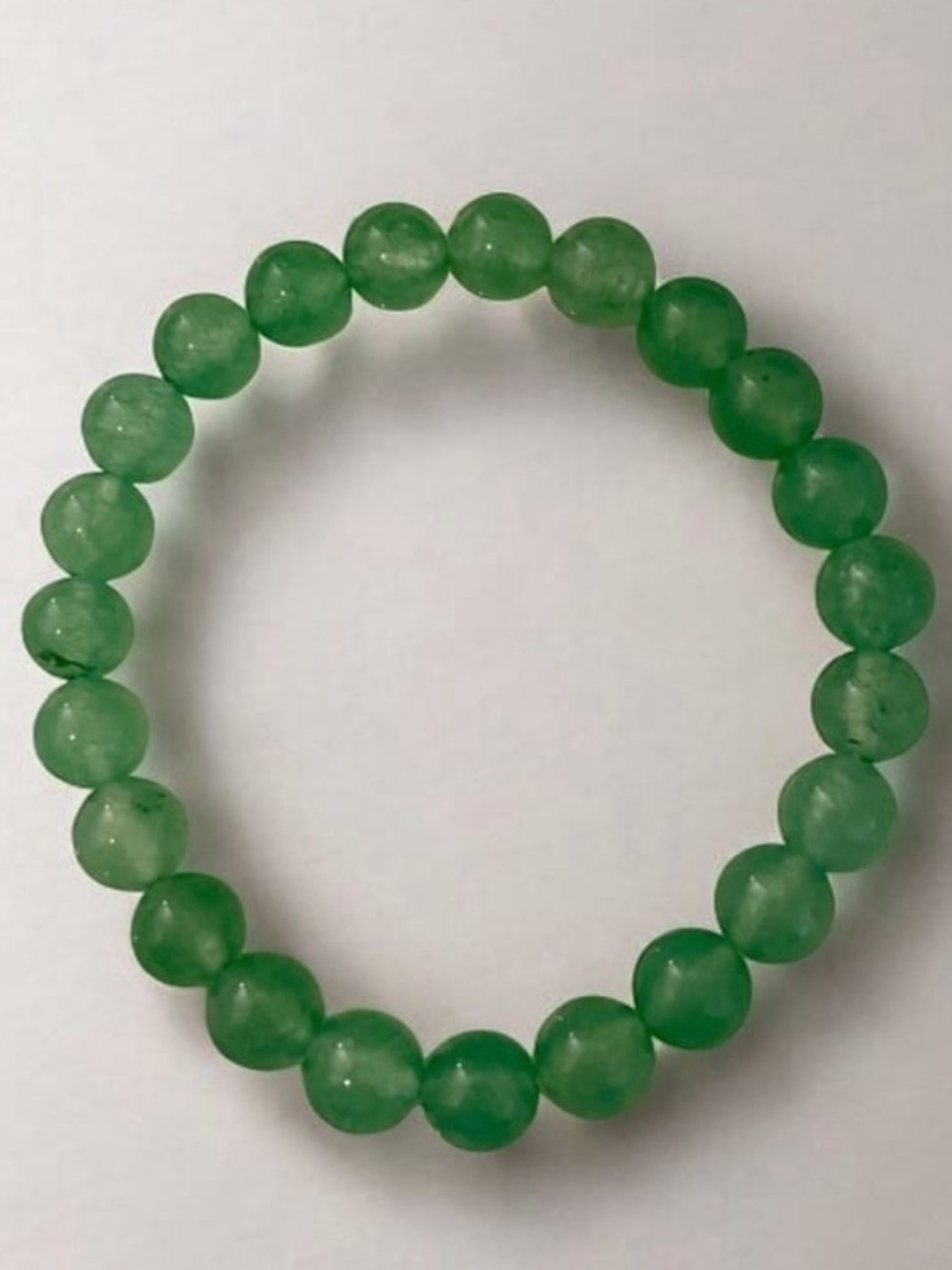 Green Aventurine Beaded Bracelet Handcrafted 8mm New